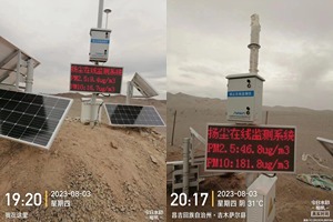 智易時代堆場揚塵監(jiān)測解決方案